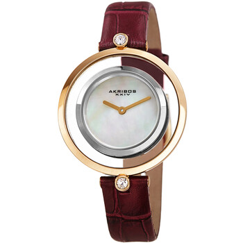 Đồng hồ Akribos Xxiv Quartz Mặt Trắng AK1060PU Nữ Chính hãng Sale giá Rẻ tại XaXi World