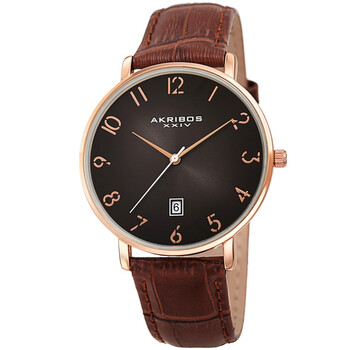 Đồng hồ Akribos Xxiv Quartz Mặt Xám AK1077RG Nam Chính hãng Sale giá Rẻ tại XaXi World
