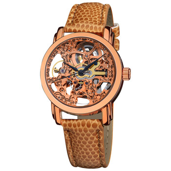 Đồng hồ Akribos Xxiv Our Products Automatic Rose Mặt Vàng P50111 Nữ Chính hãng Sale giá Rẻ tại XaXi World