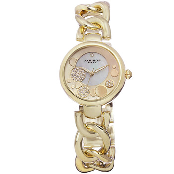 Đồng hồ Akribos Xxiv Mặt Vàng Gold-tone AK678YG Nữ Chính hãng Sale giá Rẻ tại XaXi World