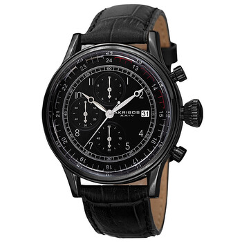 Đồng hồ Akribos Xxiv Chronograph Quartz Mặt Đen AK798BK Nam Chính hãng Sale giá Rẻ tại XaXi World