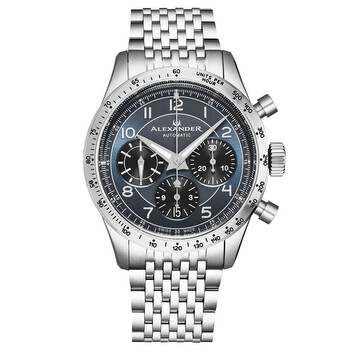 Đồng hồ Alexander Alexander 2 Chronograph Automatic Mặt Xanh A480-LE Nam Chính hãng Sale giá Rẻ tại XaXi World