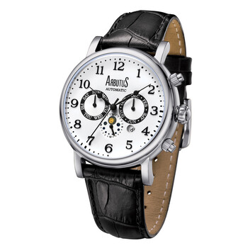 Đồng hồ Arbutus Broadway Automatic Mặt Trắng AR1711SWB Nam Chính hãng Sale giá Rẻ tại XaXi World