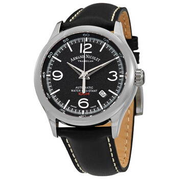 Đồng hồ Armand Nicolet MAH Automatic Mặt Đen A840HAA-NR-P140NR2 Nam Chính hãng Sale giá Rẻ tại XaXi World