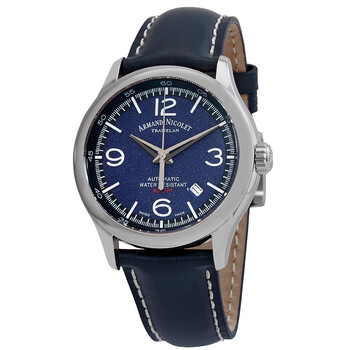 Đồng hồ Armand Nicolet MAH Automatic Mặt Xanh A840HAA-BU-P140BU2 Nam Chính hãng Sale giá Rẻ tại XaXi World