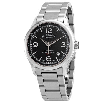 Đồng hồ Armand Nicolet MHA Automatic Mặt Đen A840HAA-NR-M2850A Nam Chính hãng Sale giá Rẻ tại XaXi World