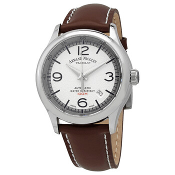 Đồng hồ Armand Nicolet MHA Automatic Mặt Trắng A840HAA-AG-P140MR2 Unisex Chính hãng Sale giá Rẻ tại XaXi World
