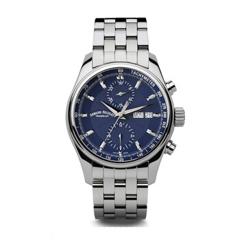 Đồng hồ Armand Nicolet MH2 Chronograph Automatic Mặt Xanh A647A-BU-MA2640A Nam Chính hãng Sale giá Rẻ tại XaXi World