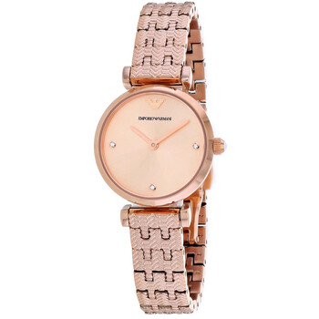 Đồng hồ Emporio Armani Armani Gianna T-bar Quartz Rose Mặt Vàng AR11342 Nữ Chính hãng Sale giá Rẻ tại XaXi World