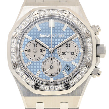 Đồng hồ Audemars Piguet Royal Oak Chronograph Automatic Diamond Mặt Xanh 26715ST.ZZ.1356ST.01 Nam Chính hãng Sale giá Rẻ tại XaXi World