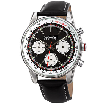 Đồng hồ August Steiner Quartz Mặt Đen AS8282SSB Nam Chính hãng Sale giá Rẻ tại XaXi World