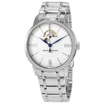 Đồng hồ Baume Et Mercier Classima Automatic Mặt Bạc 10525 Nam Chính hãng Sale giá Rẻ tại XaXi World
