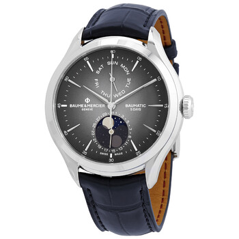 Đồng hồ Baume Et Mercier Clifton Automatic Moon Phase Date Mặt Xám 10548 Nam Chính hãng Sale giá Rẻ tại XaXi World