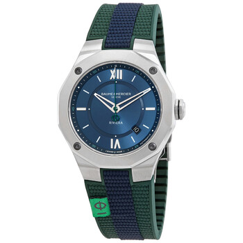 Đồng hồ Baume Et Mercier Riviera Automatic Mặt Xanh M0A10688 Nam Chính hãng Sale giá Rẻ tại XaXi World