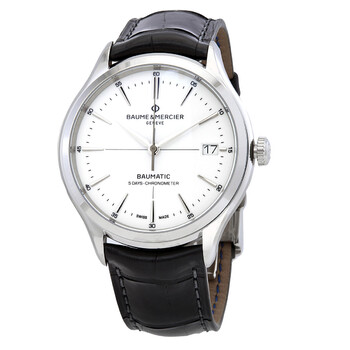 Đồng hồ Baume Et Mercier Clifton Baumatic Automatic Dây Da Đen 10518 Nam Chính hãng Sale giá Rẻ tại XaXi World