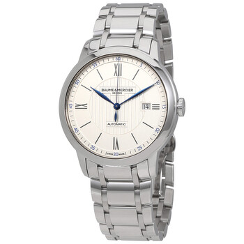 Đồng hồ Baume Et Mercier Classima Automatic Mặt Bạc MOA10334 Nam Chính hãng Sale giá Rẻ tại XaXi World