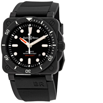 Đồng hồ Bell & Ross Automatic Mặt Đen BR0392-D-BL-CE/SRB Nam Chính hãng Sale giá Rẻ tại XaXi World