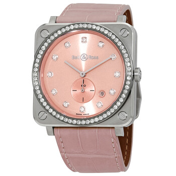 Đồng hồ Bell & Ross Novarosa Quartz Diamond Mặt Hồng BRS-PK-ST-LGD/SCR Nữ Chính hãng Sale giá Rẻ tại XaXi World