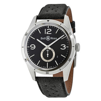 Đồng hồ Bell & Ross Vintage Automatic Mặt Đen BRV123-BS-ST/SF Nam Chính hãng Sale giá Rẻ tại XaXi World