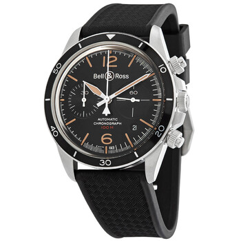 Đồng hồ Bell & Ross Vintage V2-94 Aeronavale Chronograph Automatic Mặt Đen BRV294-HER-ST/SRB Nam Chính hãng Sale giá Rẻ tại XaXi World