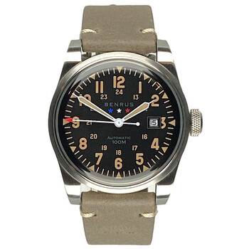 Đồng hồ Benrus Field Automatic Mặt Đen F2-SA-BK-LSA Nam Chính hãng Sale giá Rẻ tại XaXi World