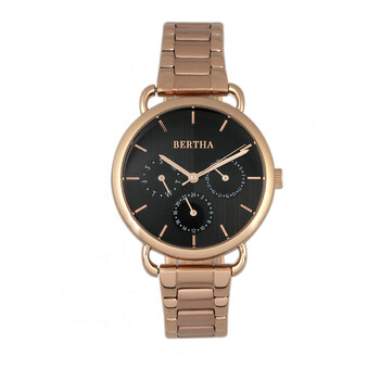 Đồng hồ Bertha Gwen Mặt Đen BR8303 Nữ Chính hãng Sale giá Rẻ tại XaXi World