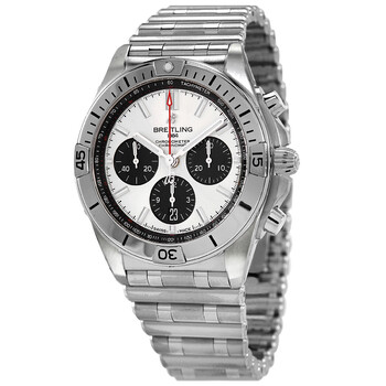 Đồng hồ Breitling Chronomat B01 42 Chronograph Automatic Mặt Bạc AB0134101G1A1 Nam Chính hãng Sale giá Rẻ tại XaXi World
