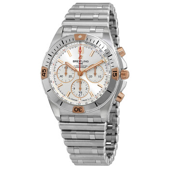 Đồng hồ Breitling Chronomat B01 Chronograph Automatic Mặt Bạc IB0134101G1A1 Nam Chính hãng Sale giá Rẻ tại XaXi World