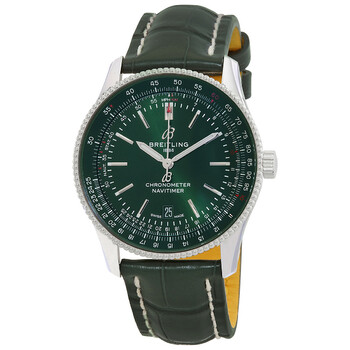 Đồng hồ Breitling Navitimer Automatic Chronometer Mặt Xanh Lá A17326361L1P1 Nam Chính hãng Sale giá Rẻ tại XaXi World