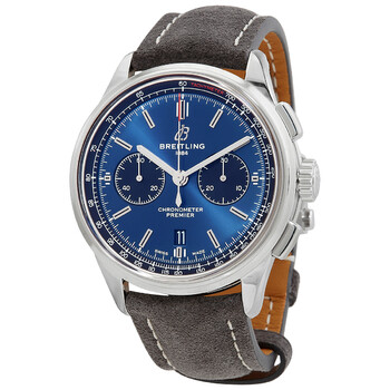 Đồng hồ Breitling Premier B01 Chronograph Automatic Chronometer Mặt Xanh AB0118221C1X3 Nam Chính hãng Sale giá Rẻ tại XaXi World