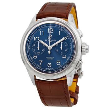 Đồng hồ Breitling Premier B15 Duograph Chronograph Lên Cót Tay Mặt Xanh AB1510171C1P1 Nam Chính hãng Sale giá Rẻ tại XaXi World