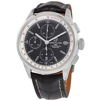 Đồng hồ Breitling Premier Chronograph Automatic Chronometer Mặt Đen A13315351B1P2 Nam Chính hãng Sale giá Rẻ tại XaXi World