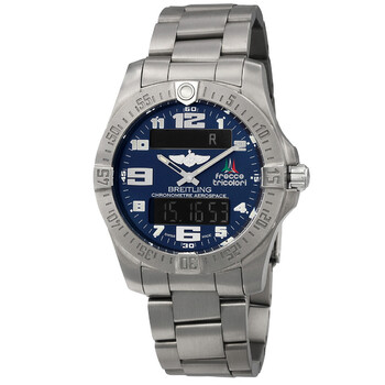 Đồng hồ Breitling Aerospace Evo Perpetual Alarm Chronograph Quartz Analog-Digital Chronometer Mặt Xanh E79363101C3E1 Nam Chính hãng Sale giá Rẻ tại XaXi World