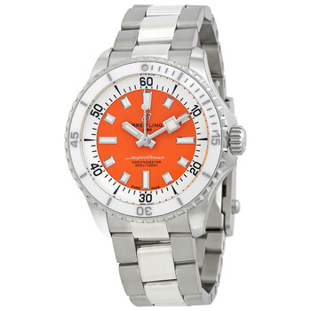 Đồng hồ Breitling Superocean Automatic Chronometer Orange Dial A17377211O1A1 Unisex Chính hãng Sale giá Rẻ tại XaXi World