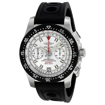 Đồng hồ Breitling Skyracer Raven Mặt Bạc Chronograph Black Rubber A2736434-G615BKOR Nam Chính hãng Sale giá Rẻ tại XaXi World