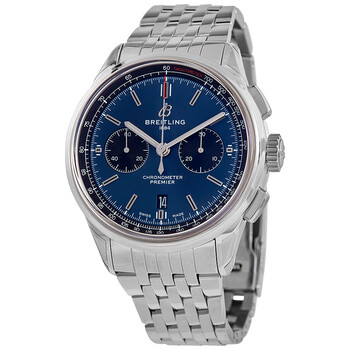 Đồng hồ Breitling Premier B01 Chronograph Automatic Chronometer Mặt Xanh AB0118221C1A1 Nam Chính hãng Sale giá Rẻ tại XaXi World
