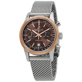 Đồng hồ Breitling Transocean Chronograph 38 Automatic Rose Gold U4131012-Q600 Nam Chính hãng Sale giá Rẻ tại XaXi World