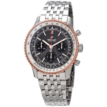 Đồng hồ Breitling Navitimer 1 Chronograph Automatic Chronometer Stratos Gray UB0121211F1A1 Nam Chính hãng Sale giá Rẻ tại XaXi World