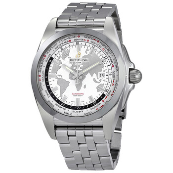 Đồng hồ Breitling Galactic Unitime Automatic Mặt Trắng WB3510U0-A777SS Nam Chính hãng Sale giá Rẻ tại XaXi World