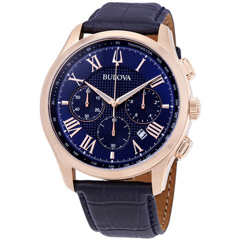 Đồng hồ Bulova Classic Chronograph Mặt Xanh 97B170 Nam Chính hãng Sale giá Rẻ tại XaXi World