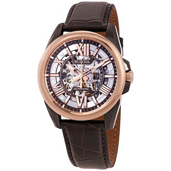 Đồng hồ Bulova Classic Automatic Skeleton Dial 98A165 Nam Chính hãng Sale giá Rẻ tại XaXi World