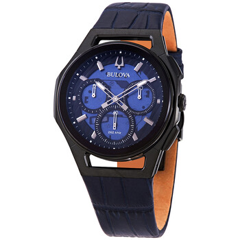 Đồng hồ Bulova Curv Transparent Mặt Xanh Chronograph Quartz 98A232 Nam Chính hãng Sale giá Rẻ tại XaXi World