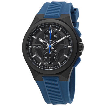 Đồng hồ Bulova Maquina Chronograph Quartz Mặt Đen 98B380 Nam Chính hãng Sale giá Rẻ tại XaXi World