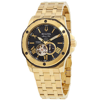 Đồng hồ Bulova Marine Star Automatic Mặt Đen 98A273 Nam Chính hãng Sale giá Rẻ tại XaXi World