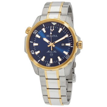 Đồng hồ Bulova Marine Star Quartz Mặt Xanh 98B384 Nam Chính hãng Sale giá Rẻ tại XaXi World