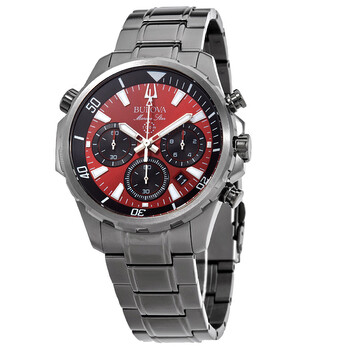 Đồng hồ Bulova Marine Star Chronograph Quartz Red Dial 98B350 Nam Chính hãng Sale giá Rẻ tại XaXi World