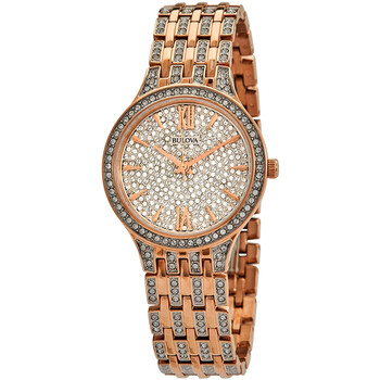 Đồng hồ Bulova Phantom Quartz Crystal Embellished 98L235 Nữ Chính hãng Sale giá Rẻ tại XaXi World