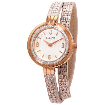 Đồng hồ Bulova Quartz Mặt Bạc 98R279 Nữ Chính hãng Sale giá Rẻ tại XaXi World