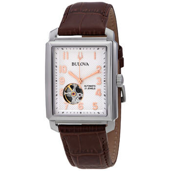Đồng hồ Bulova Sutton Automatic Silver Mặt Trắng 96A268 Nam Chính hãng Sale giá Rẻ tại XaXi World