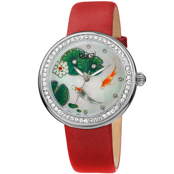 Đồng hồ Burgi Quartz Beige Koi Fish Dial BUR188RD Nữ Chính hãng Sale giá Rẻ tại XaXi World